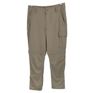 Women's Sz 8 Short Columbia Silver Ridge Utility Convertible Khaki Pants